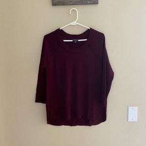 ⬇️LAST CHANCE😳 Market & Spruce XS Burgundy Lightweight Sweater